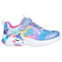 Skechers Kids' Unicorn Dreams Junior Runners Blue / Multi