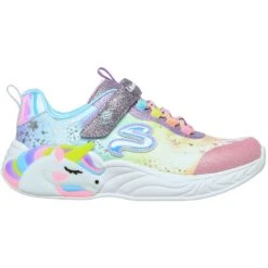 Skechers Kids' Unicorn Dreams Junior Runners Purple / Multi
