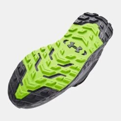 Under Armour Men's Charged Bandit TR 2 Running Shoes Jet Grey / Black / Lime Surge -underwear Zone 3024186 102 sole