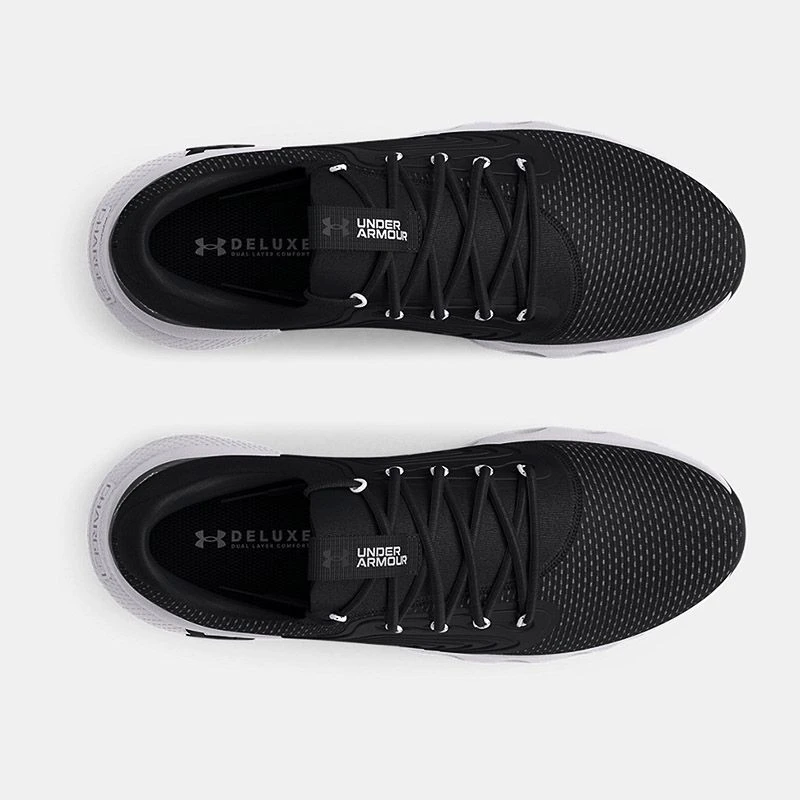 Under Armour Men's Charged Vantage 2 Running Shoes Black / Black / White 5 Under Armour Men's Charged Vantage 2 Running Shoes Black / Black / White - Image 5