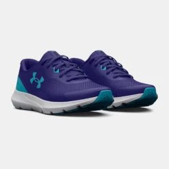 Under Armour Surge 3 Youth Running Shoes Sonar Blue / Blue Surf -underwear Zone 3024989 501 pair