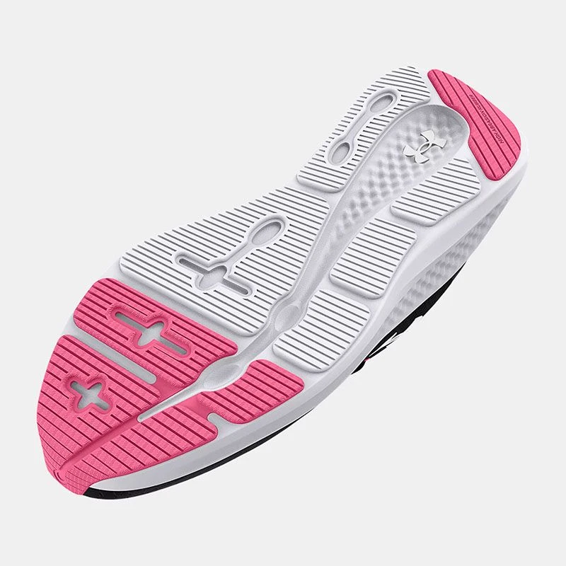 Under Armour Charged Pursuit 3 Youth Running Shoes Black / Jet Gray / White 5 Under Armour Charged Pursuit 3 Youth Running Shoes Black / Jet Gray / White - Image 5