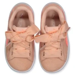 Puma Kids' Smash V2 Infant Ribbon Trainer Peach / White -underwear Zone 366005 inf 3