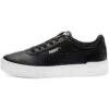 Puma Women's Carina Leather Trainers Black / White