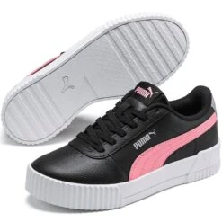 Puma Kids' Carina L Youth Runners Black / Peony -underwear Zone 370677 08