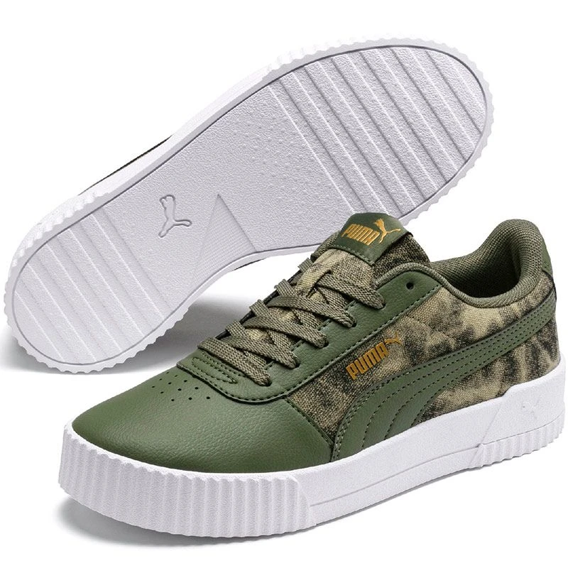 Puma Women's Carina Tie-Dye Trainers Elm Green 1 Puma Women's Carina Tie-Dye Trainers Elm Green