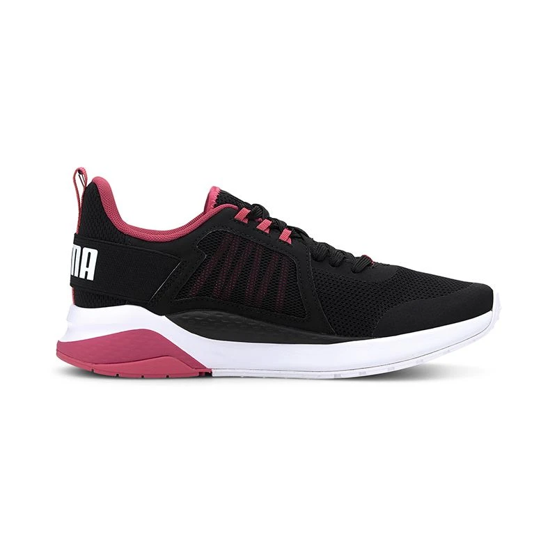 Puma Women's Anzarun Trainers Black / Glowing Pink / White 2 Puma Women's Anzarun Trainers Black / Glowing Pink / White - Image 2