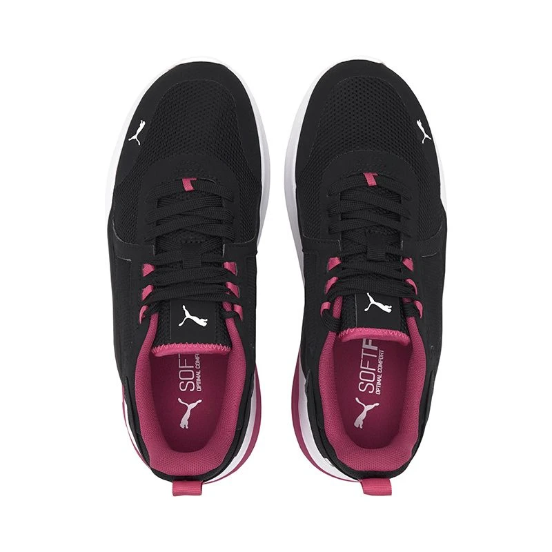 Puma Women's Anzarun Trainers Black / Glowing Pink / White 5 Puma Women's Anzarun Trainers Black / Glowing Pink / White - Image 5