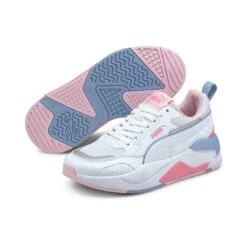 Puma Kids' X-Ray 2 Square Youth Sneakers White / Pink Lady / Forever Blue -underwear Zone 374190 08