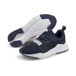 Puma Kids' Wired Run Youth Runners Peacoat / White 8 Puma Kids' Wired Run Youth Runners Peacoat / White -underwear Zone 374214 13