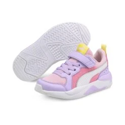 Puma Kids' X-Ray Neon Pastel Junior Sneakers Light Lavender / White / Pink Lady / Sachet Pink -underwear Zone 375041 01