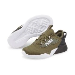 Puma Kids' Retaliate 2 Junior Sneakers Dark Green Moss / Black