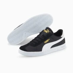Puma Men's Club Nylon Runners Black / White / Gold -underwear Zone 38482204 3