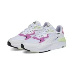 Puma Kids' X-Ray Speed Youth Runners White / Mauve Pop / Pistachio / Black -underwear Zone 384898 05
