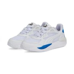 Puma Kids' X-Ray Speed AC Junior Sneakers White / Victoria Blue / Nimbus Cloud -underwear Zone 384899 08