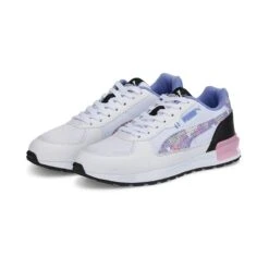 Puma Kids' Graviton Sashiko Youth Runners White / Prism Pink / Black / Lavendar Pop -underwear Zone 386215 02
