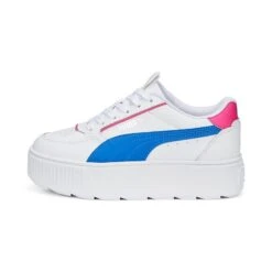 Puma Kids' Karmen Rebelle Youth Runners White / Victoria Blue / Silver