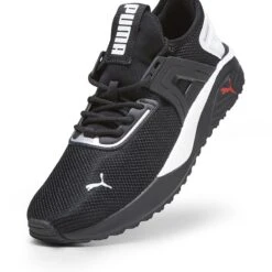 Puma Pacer 23 Men's Running Shoes Black / Red / White -underwear Zone 393465 01 sv04
