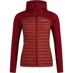 Berghaus Women's Nula Hybrid Insulated Jacket Syrah -underwear Zone 4 a000778x60 y1
