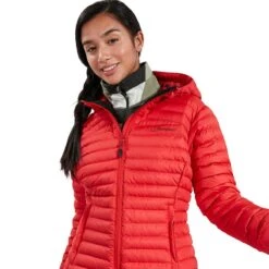 Berghaus Women's Nula Micro Jacket With Hood Goji Berry -underwear Zone 4 a000780gw2 x4