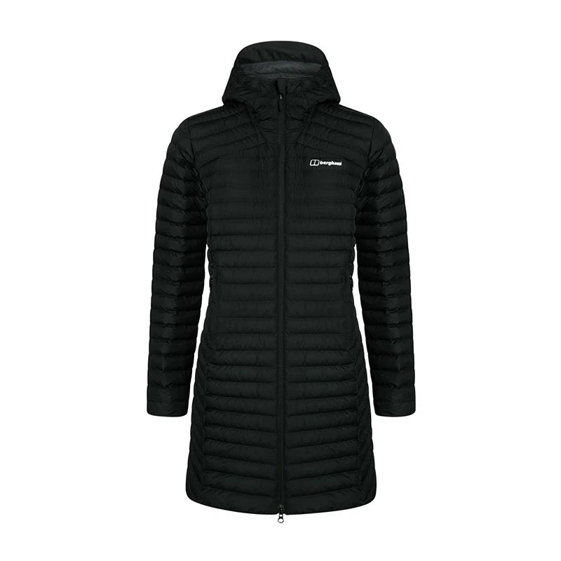 Berghaus Women's Nula Micro Long Jacket With Hood Black 1 Berghaus Women's Nula Micro Long Jacket With Hood Black