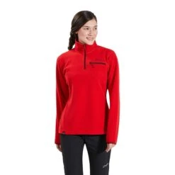 Berghaus Women's Prism 2.0 Micro Fleece Half Zip Goji Berry