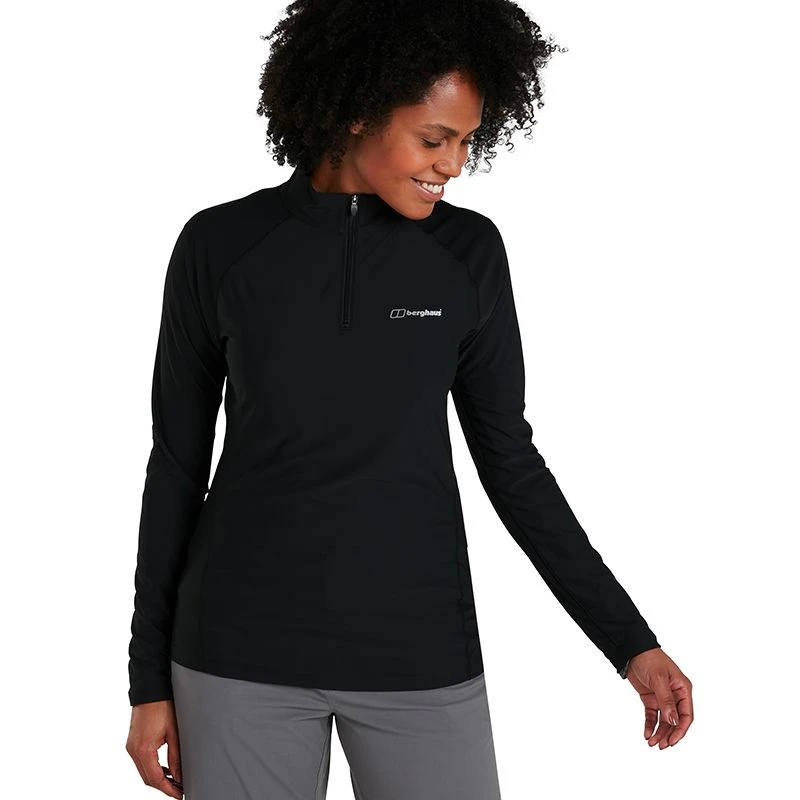 Berghaus Women's 24/7 Half Zip Black 1 Berghaus Women's 24/7 Half Zip Black