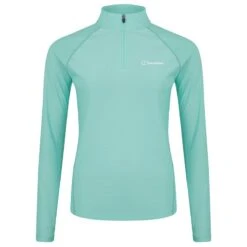 Berghaus Women's 24/7 Half Zip Dusty Jade Green -underwear Zone 4 a001070fy1 y1