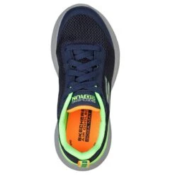 Skechers Kids' Go Run 400 V2 Omega Youth Runners Navy / Lime -underwear Zone 405100l nvlm b large