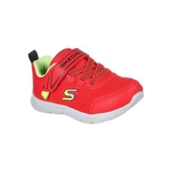Skechers Kids' Comfy Flex - Mini Infant Runners Red / Black / Lime -underwear Zone 407305nrdbk 1