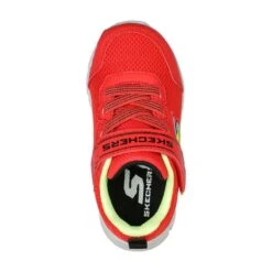 Skechers Kids' Comfy Flex - Mini Infant Runners Red / Black / Lime -underwear Zone 407305nrdbk 4