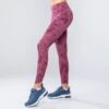 Women's Kora 7/8 Leggings Purple / Silver