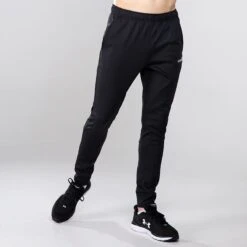 Men's Zack Fleece Skinny Tracksuit Bottoms Black -underwear Zone 4t5a0784