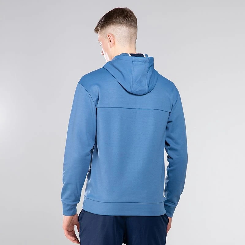 Men's Zack Fleece Pullover Hoodie Blue / Marine / Silver 2 Men's Zack Fleece Pullover Hoodie Blue / Marine / Silver - Image 2