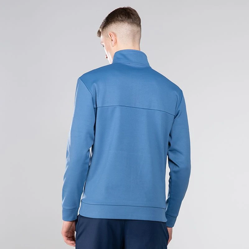 Men's Zack Technical Fleece Half Zip Top Blue / Silver 2 Men's Zack Technical Fleece Half Zip Top Blue / Silver - Image 2