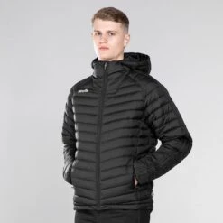 Men's Peru Hooded Padded Jacket Black