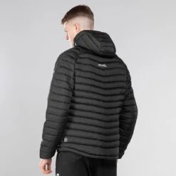 Men's Peru Hooded Padded Jacket Black -underwear Zone 4t5a0949 1
