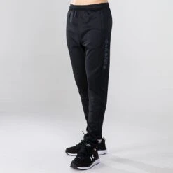 Men's Cody Hybrid Skinny Tracksuit Bottoms Black / Red / Grey