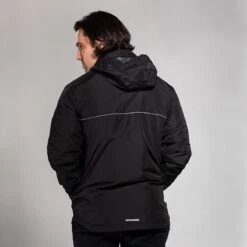 Men's Sloan Fleece Lined Full Zip Jacket Black -underwear Zone 4t5a1033