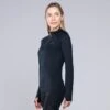 Women's Freya Half Zip Black / Rose Gold