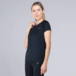 Women's Freya T-Shirt Black / Rose Gold -underwear Zone 4t5a1139 1