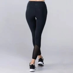 Women's Anya 7/8 Length Leggings Black -underwear Zone 4t5a1166