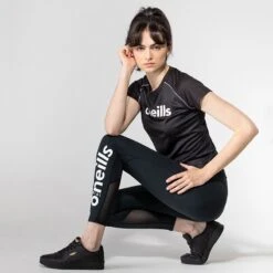 Women's Anya 7/8 Length Leggings Black / White