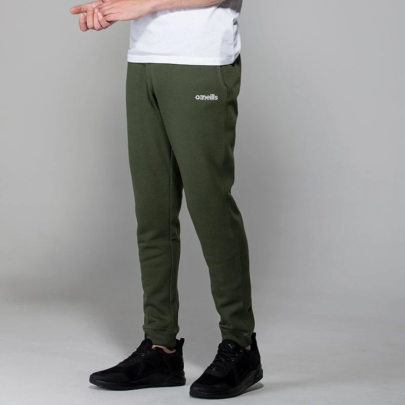 Men's Trigger Fleece Skinny Tracksuit Bottoms Khaki 1 Men's Trigger Fleece Skinny Tracksuit Bottoms Khaki