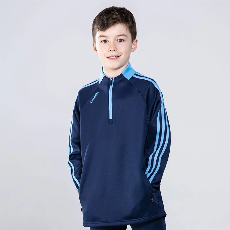 Kids' Ohio Hybrid Half Zip Top Marine / Sky 1 Kids' Ohio Hybrid Half Zip Top Marine / Sky