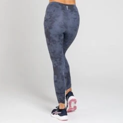 Women's Kora 7/8 Leggings Marine / Silver -underwear Zone 4t5a3104