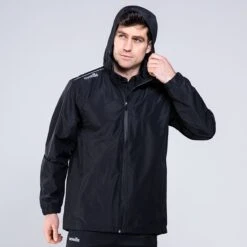 Men's Dalton Rain Jacket Black -underwear Zone 4t5a3178
