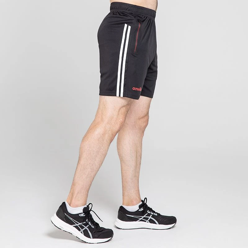 Men's Dolmen Training Shorts Black / Red / White 1 Men's Dolmen Training Shorts Black / Red / White