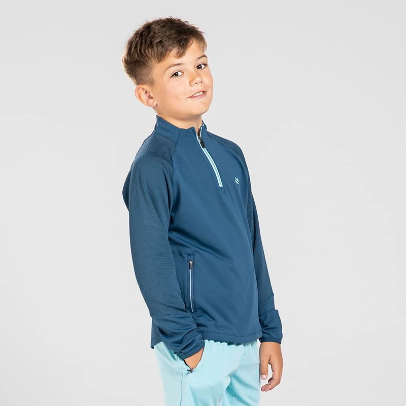 O'Neills Kids' Adapt Brushed Half Zip Top Marine / Blue 1 O'Neills Kids' Adapt Brushed Half Zip Top Marine / Blue