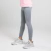 Kids' Natalie Full Length Leggings Grey / Pink
